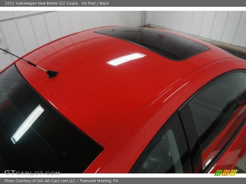 Uni Red / Black 2001 Volkswagen New Beetle GLS Coupe