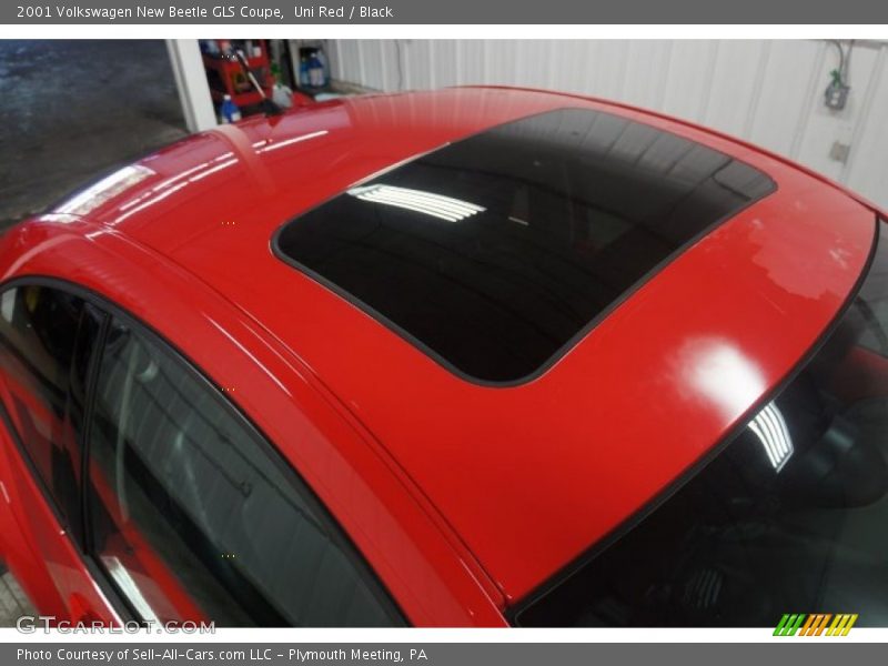 Uni Red / Black 2001 Volkswagen New Beetle GLS Coupe