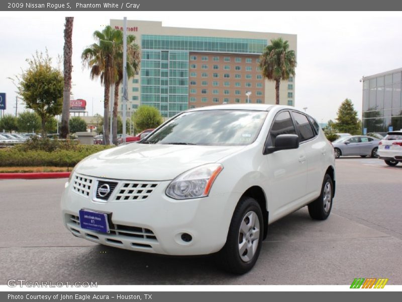 Phantom White / Gray 2009 Nissan Rogue S