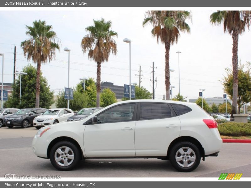 Phantom White / Gray 2009 Nissan Rogue S