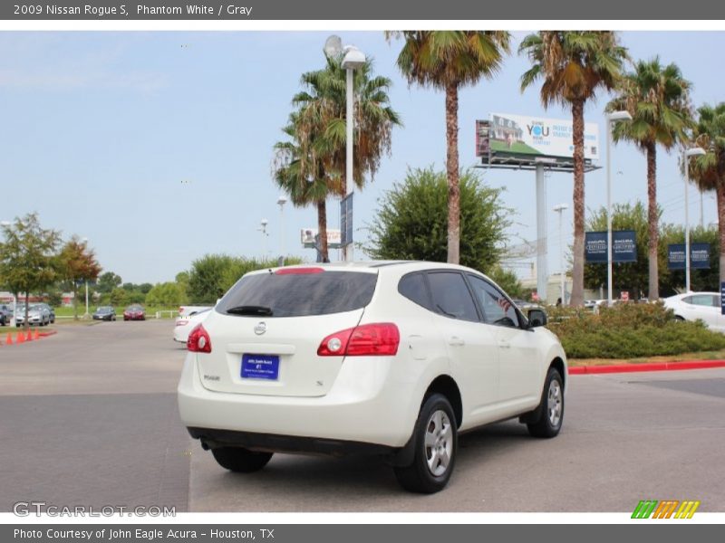 Phantom White / Gray 2009 Nissan Rogue S