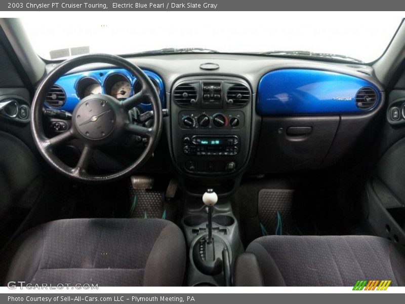 Electric Blue Pearl / Dark Slate Gray 2003 Chrysler PT Cruiser Touring