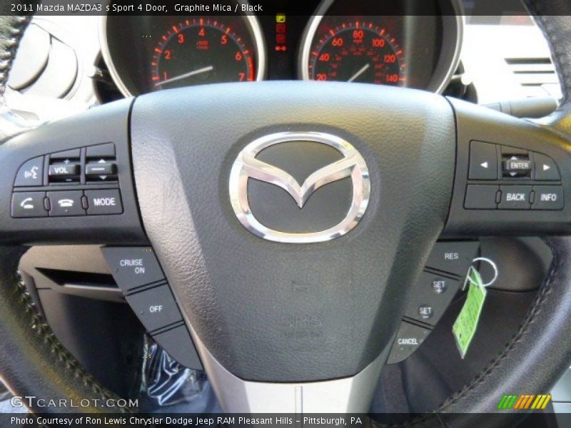 Graphite Mica / Black 2011 Mazda MAZDA3 s Sport 4 Door