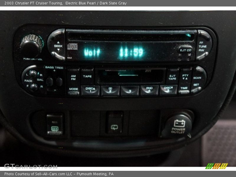 Electric Blue Pearl / Dark Slate Gray 2003 Chrysler PT Cruiser Touring