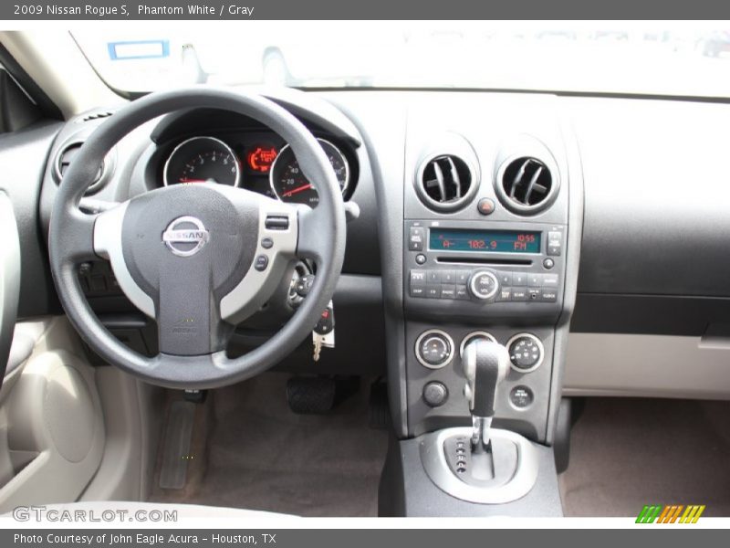 Phantom White / Gray 2009 Nissan Rogue S