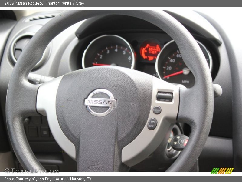 Phantom White / Gray 2009 Nissan Rogue S