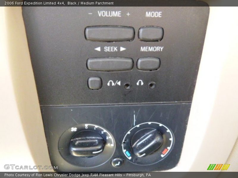 Black / Medium Parchment 2006 Ford Expedition Limited 4x4