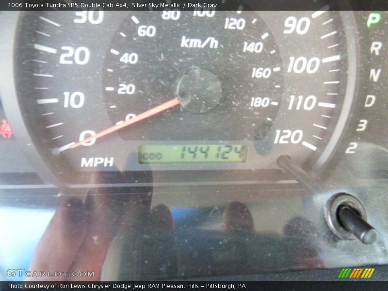 Silver Sky Metallic / Dark Gray 2006 Toyota Tundra SR5 Double Cab 4x4