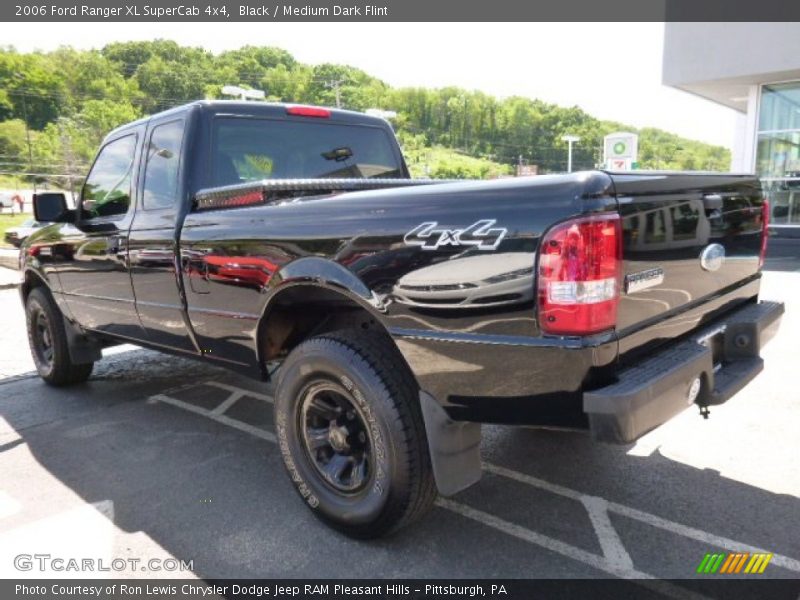 Black / Medium Dark Flint 2006 Ford Ranger XL SuperCab 4x4