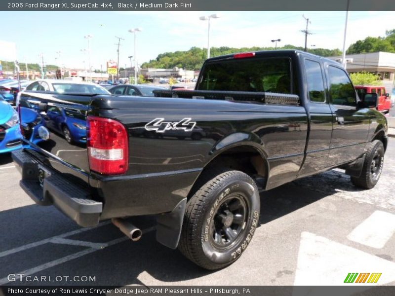 Black / Medium Dark Flint 2006 Ford Ranger XL SuperCab 4x4