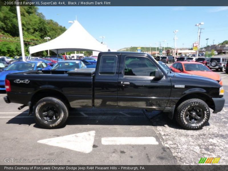 Black / Medium Dark Flint 2006 Ford Ranger XL SuperCab 4x4