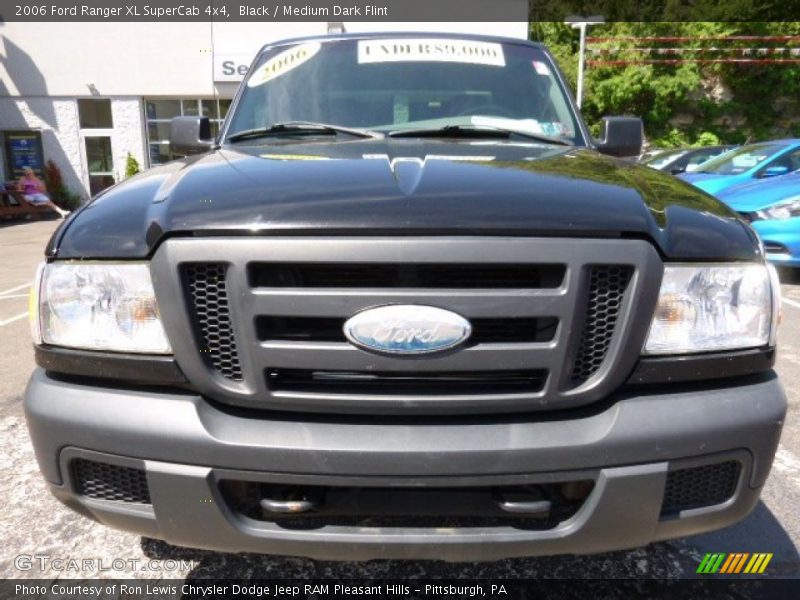 Black / Medium Dark Flint 2006 Ford Ranger XL SuperCab 4x4