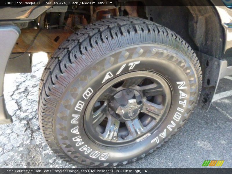 Black / Medium Dark Flint 2006 Ford Ranger XL SuperCab 4x4