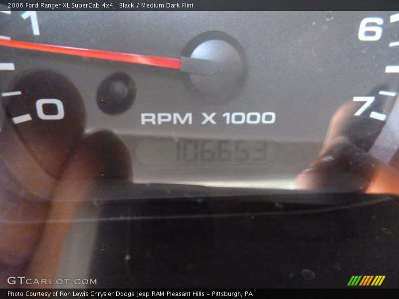 Black / Medium Dark Flint 2006 Ford Ranger XL SuperCab 4x4