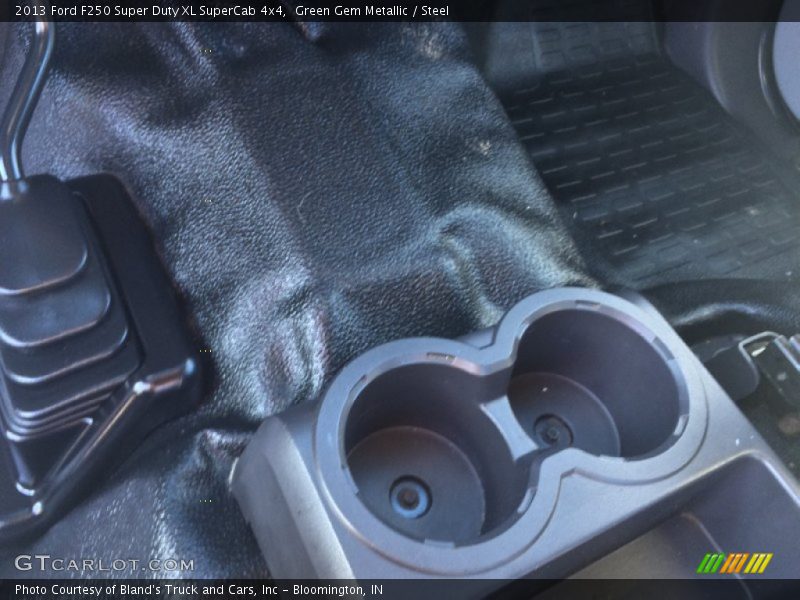 Green Gem Metallic / Steel 2013 Ford F250 Super Duty XL SuperCab 4x4