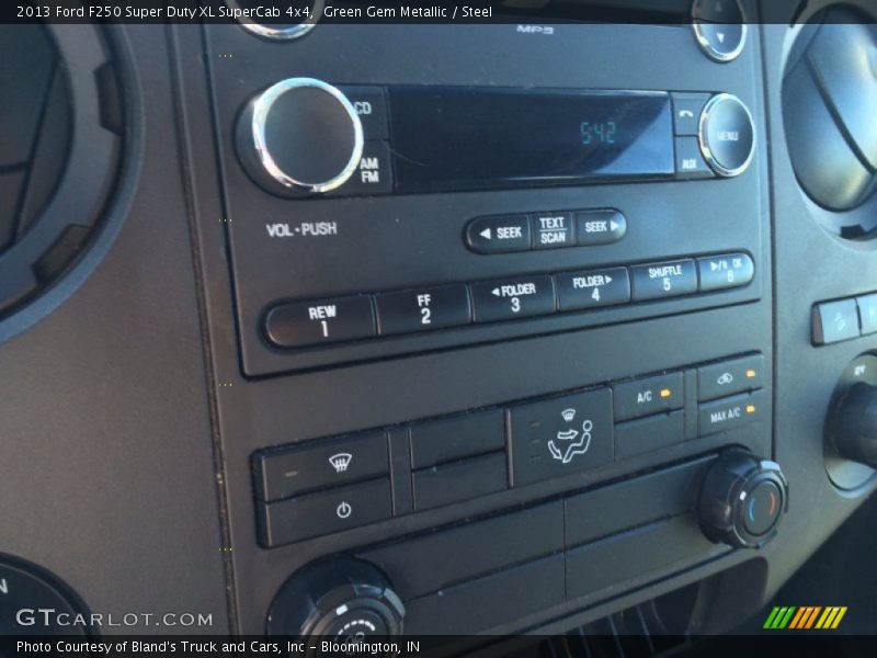 Green Gem Metallic / Steel 2013 Ford F250 Super Duty XL SuperCab 4x4