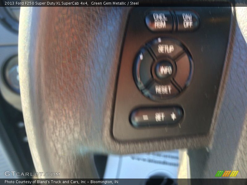 Green Gem Metallic / Steel 2013 Ford F250 Super Duty XL SuperCab 4x4