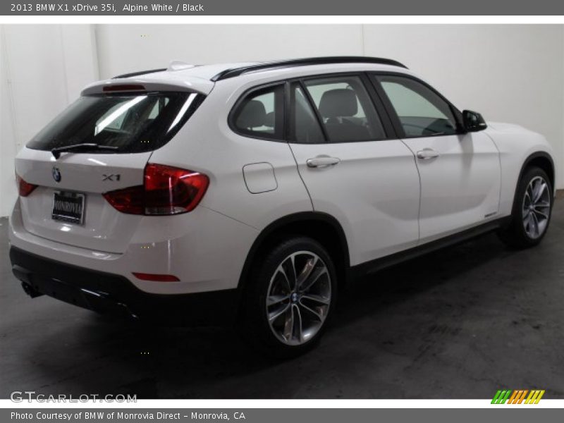 Alpine White / Black 2013 BMW X1 xDrive 35i