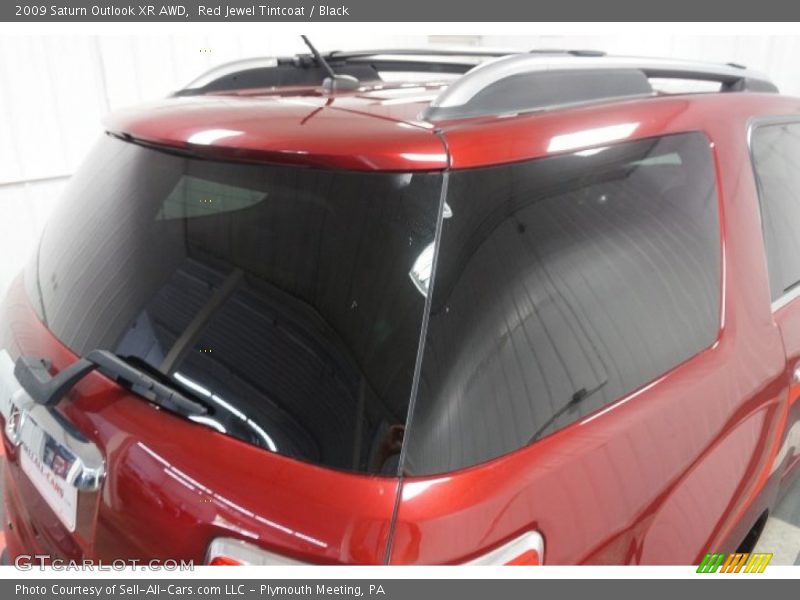 Red Jewel Tintcoat / Black 2009 Saturn Outlook XR AWD