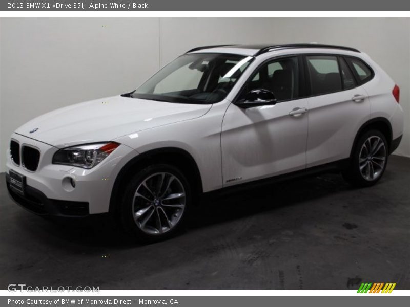 Alpine White / Black 2013 BMW X1 xDrive 35i