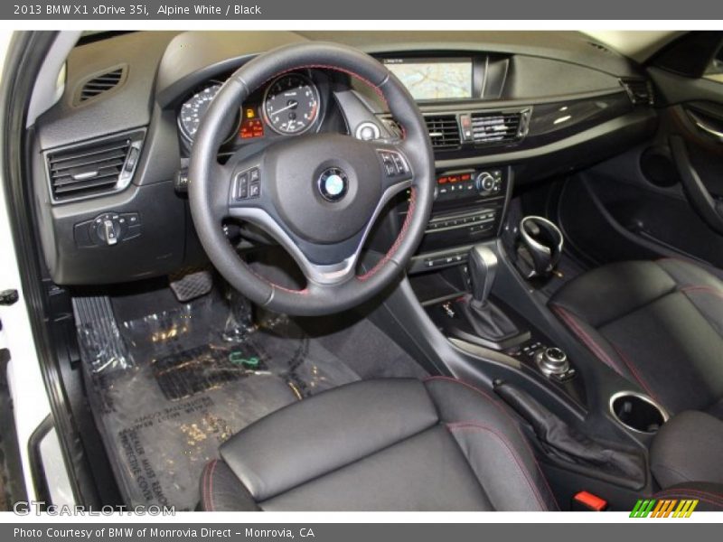 Alpine White / Black 2013 BMW X1 xDrive 35i