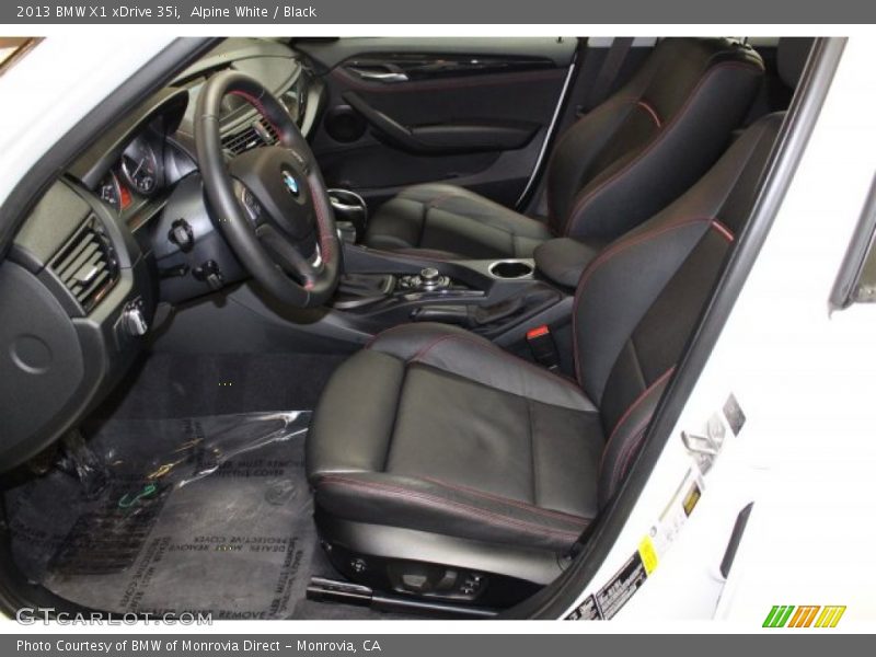 Alpine White / Black 2013 BMW X1 xDrive 35i