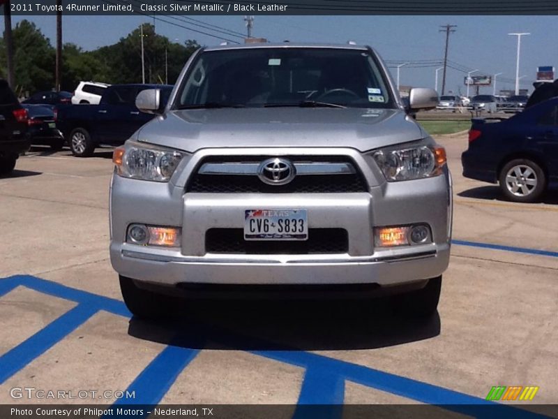 Classic Silver Metallic / Black Leather 2011 Toyota 4Runner Limited