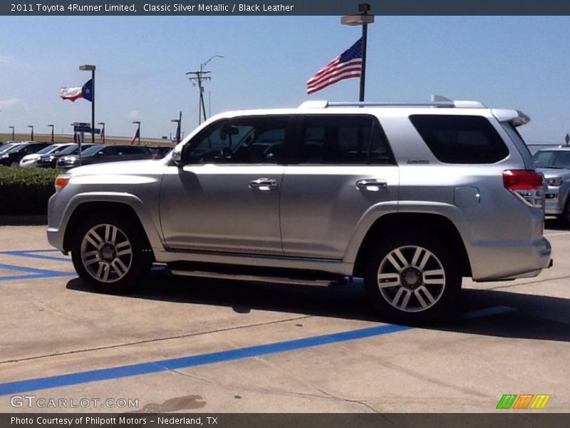 Classic Silver Metallic / Black Leather 2011 Toyota 4Runner Limited