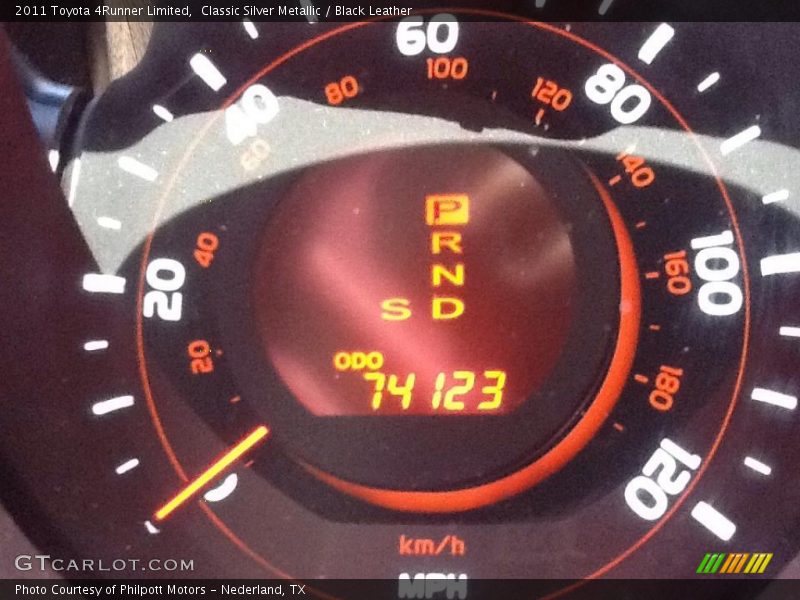 Classic Silver Metallic / Black Leather 2011 Toyota 4Runner Limited