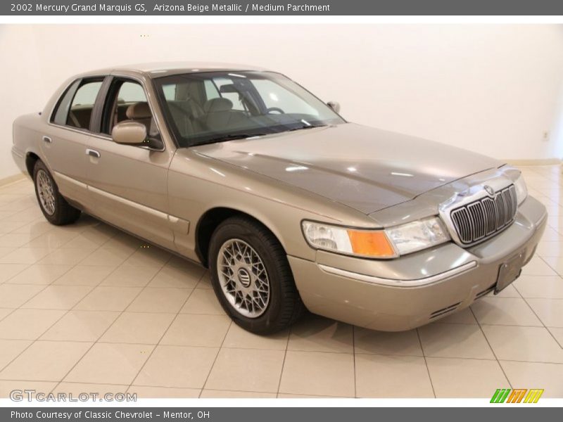 Arizona Beige Metallic / Medium Parchment 2002 Mercury Grand Marquis GS