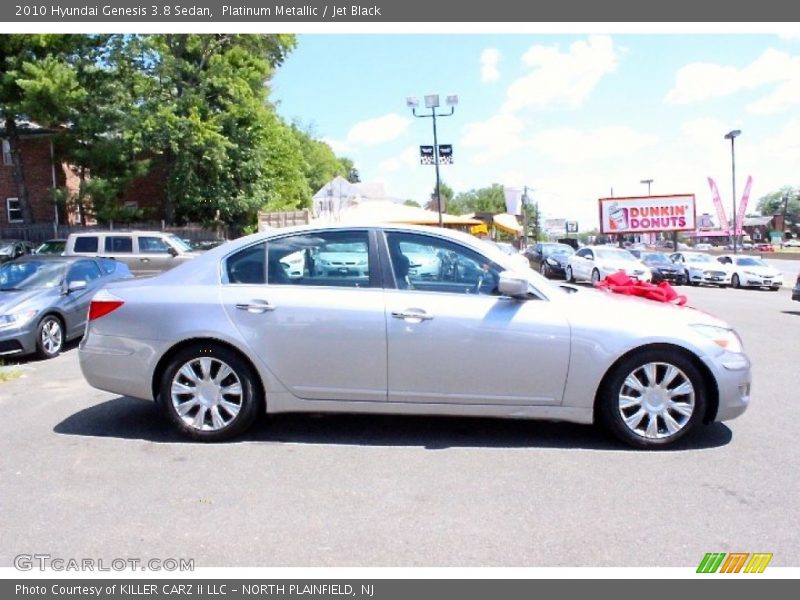 Platinum Metallic / Jet Black 2010 Hyundai Genesis 3.8 Sedan