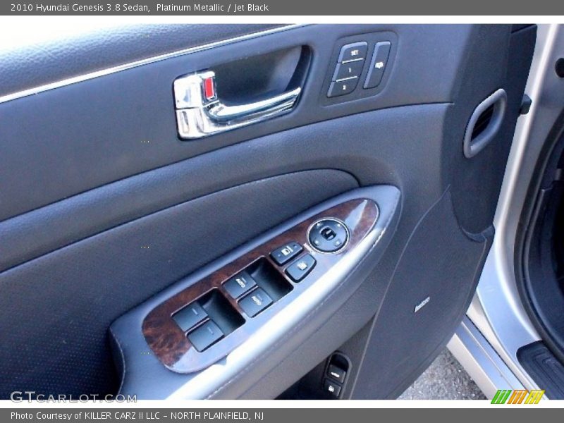 Platinum Metallic / Jet Black 2010 Hyundai Genesis 3.8 Sedan