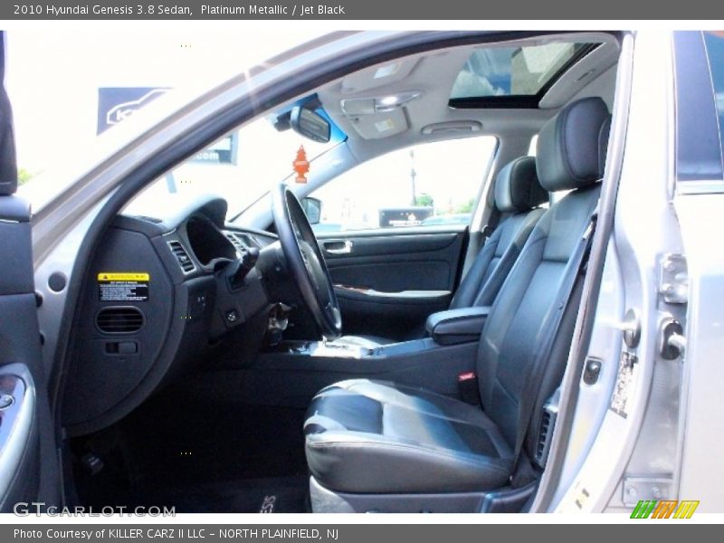 Platinum Metallic / Jet Black 2010 Hyundai Genesis 3.8 Sedan