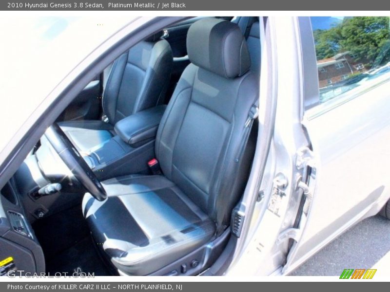 Platinum Metallic / Jet Black 2010 Hyundai Genesis 3.8 Sedan