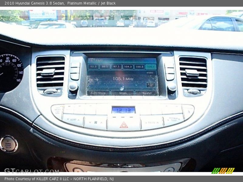 Platinum Metallic / Jet Black 2010 Hyundai Genesis 3.8 Sedan