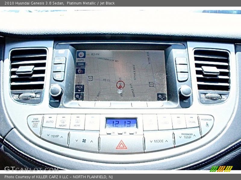 Platinum Metallic / Jet Black 2010 Hyundai Genesis 3.8 Sedan
