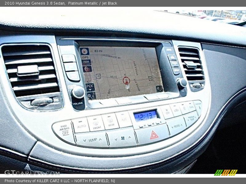 Platinum Metallic / Jet Black 2010 Hyundai Genesis 3.8 Sedan