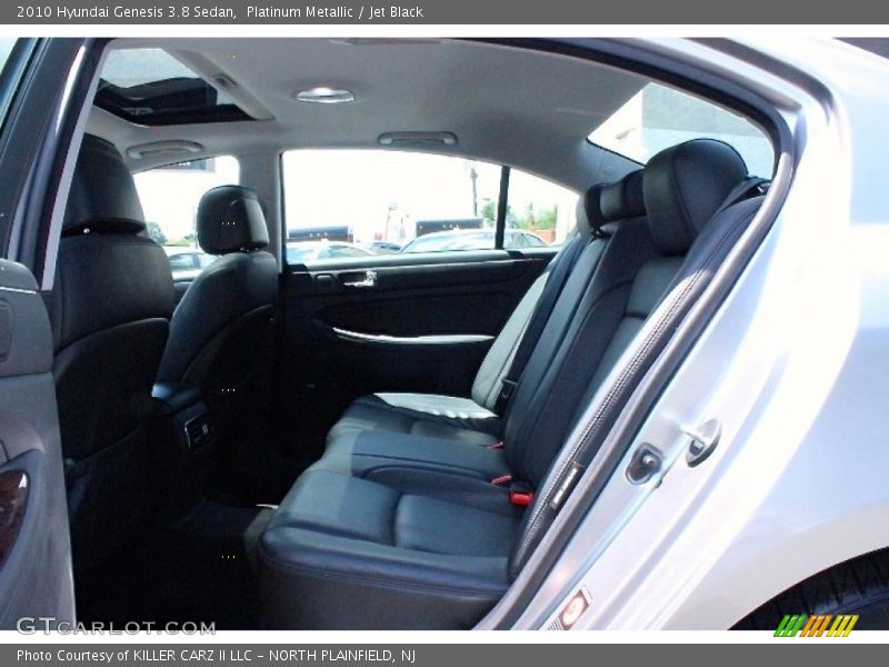 Platinum Metallic / Jet Black 2010 Hyundai Genesis 3.8 Sedan