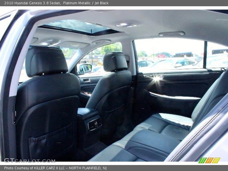 Platinum Metallic / Jet Black 2010 Hyundai Genesis 3.8 Sedan