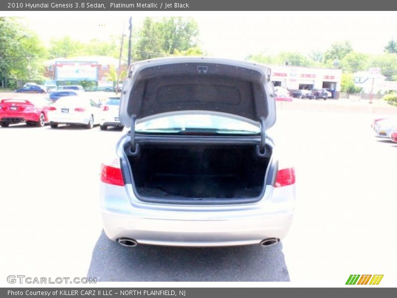 Platinum Metallic / Jet Black 2010 Hyundai Genesis 3.8 Sedan