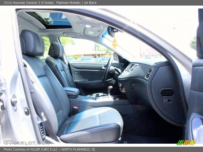 Platinum Metallic / Jet Black 2010 Hyundai Genesis 3.8 Sedan