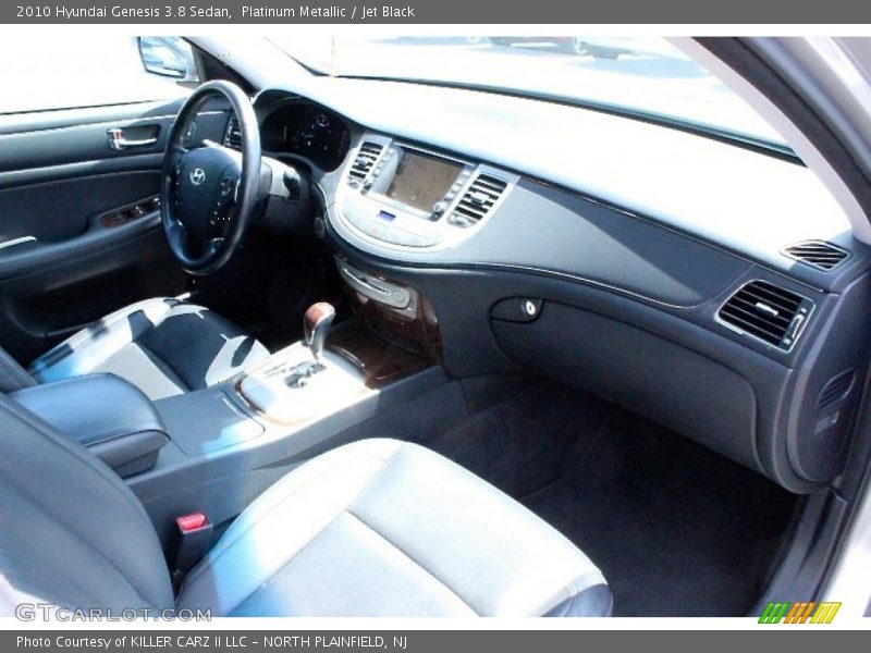 Platinum Metallic / Jet Black 2010 Hyundai Genesis 3.8 Sedan