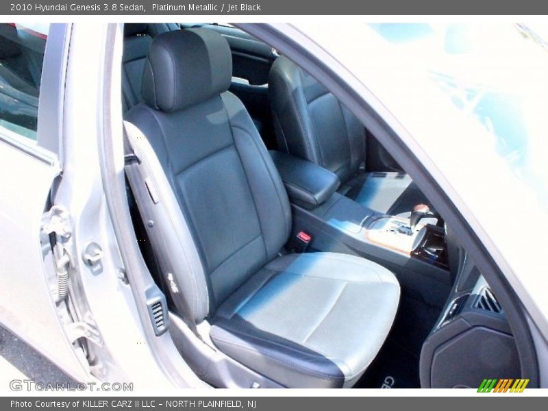 Platinum Metallic / Jet Black 2010 Hyundai Genesis 3.8 Sedan