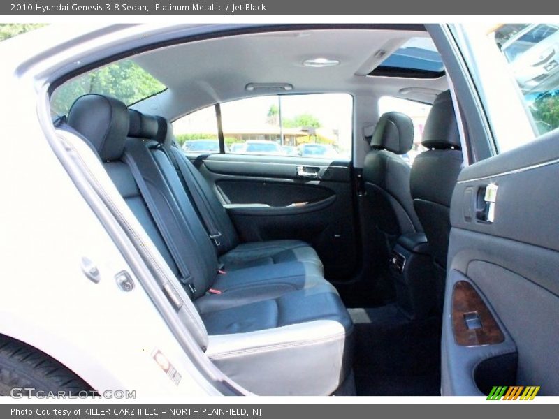 Platinum Metallic / Jet Black 2010 Hyundai Genesis 3.8 Sedan
