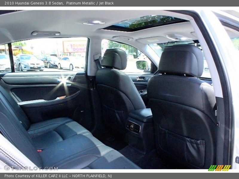 Platinum Metallic / Jet Black 2010 Hyundai Genesis 3.8 Sedan