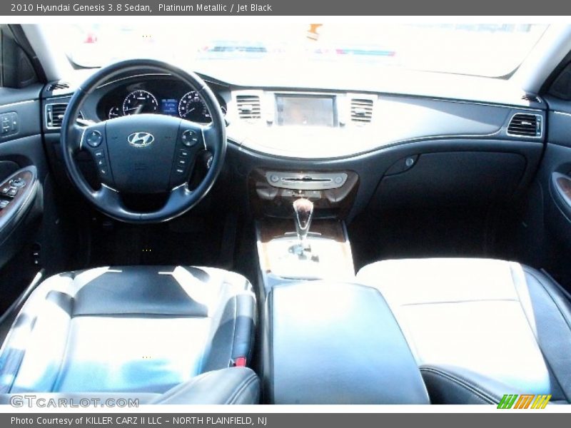 Platinum Metallic / Jet Black 2010 Hyundai Genesis 3.8 Sedan
