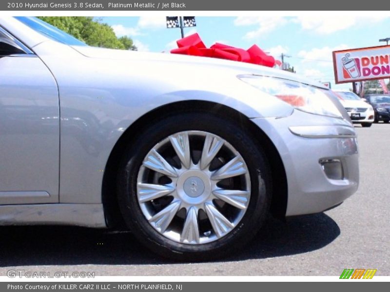 Platinum Metallic / Jet Black 2010 Hyundai Genesis 3.8 Sedan