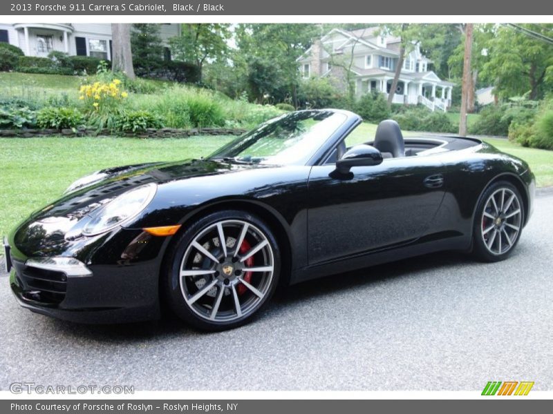 Black / Black 2013 Porsche 911 Carrera S Cabriolet