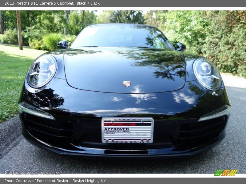 Black / Black 2013 Porsche 911 Carrera S Cabriolet