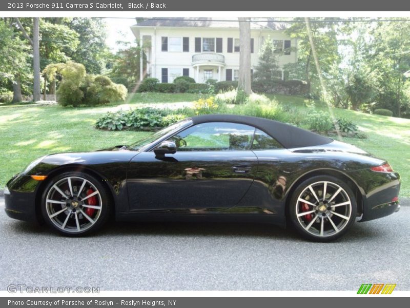 Black / Black 2013 Porsche 911 Carrera S Cabriolet